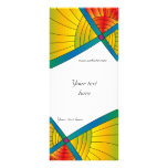 Modern colourful design rack card