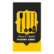 Modern Corporate Cook Chef Business Card