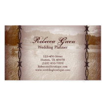 Modern Country fashion vintage Business Card Template