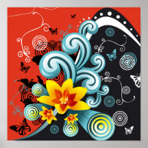 Modern design 5 poster