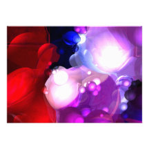 Modern Digital Abstract Art Invitation