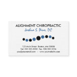 Modern Dots Chiropractic Business Cards business cards