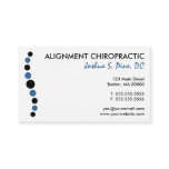 Modern Dots Chiropractic Business Cards business cards