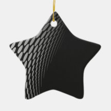 Modern Dots Design in Greys Ornament