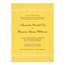 Modern Dots & Straw Wedding Invitation (yellow)