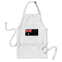 Modern Edgy Australian Flag Apron