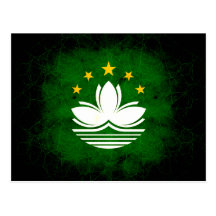 Modern Edgy Macese Flag Post Cards