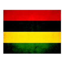 Modern Edgy Mauritian Flag Postcard