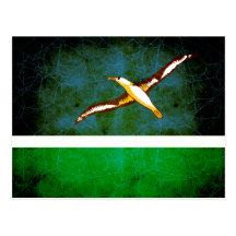 Modern Edgy Midwayer Flag Post Cards