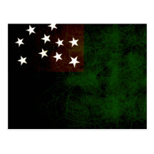 Modern Edgy Vermont Flag Post Cards
