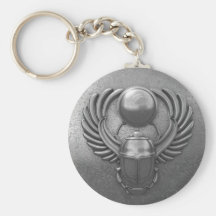 Modern Egyptian Scarab Keychain