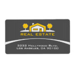 Modern Elegant Real Estate Address Label
