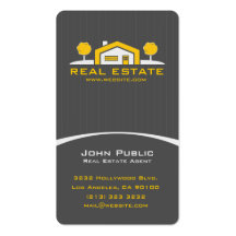 Modern Elegant Real Estate Business Card