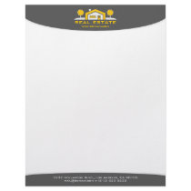 Modern Elegant Real Estate Letterhead