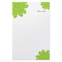 Modern Elegant Stationery - Green Floral