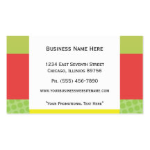Modern Era Fresh Halftone Business Cards