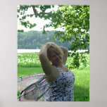 Modern Faerie at the Lake Poster