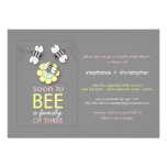 Modern Family to Bee Couples Baby Shower for Girl Personalized Invites