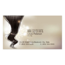 Modern Fashion  Hair Dresser Business Card