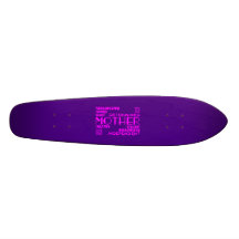 Modern Feminine Chic & Stylish Moms & Mothers Skate Board Decks