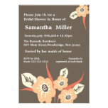 Modern Floral Bridal Shower invitations