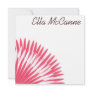 Modern Flower Petals in Pink Personalized Invitation