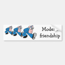 Modern friendship adhésif pour voiture