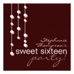 Modern Girl Sweet 16 Birthday Party Invitation