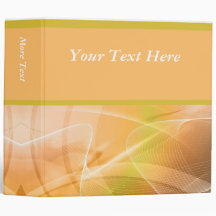 Modern Gold Abstract Binder