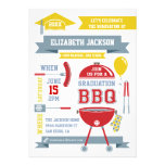 Modern Gradation BBQ Invitation