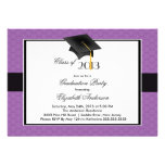 Modern Graduate Cap & Tassel Graduation Party Announcements
