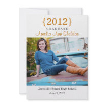 Modern Graduation Open House Invite