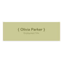 Modern Green Business Card