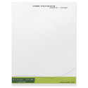 Modern Green Retro Letterhead