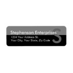 Modern Greys Return Address Labels