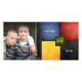 Modern Grunge Block Photo Card