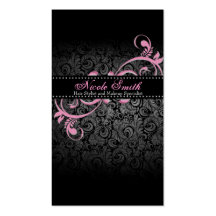 Modern Hair Stylist Business Card