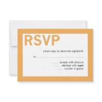 Modern Heart Ampersand Wedding RSVP Cards Announcement