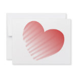 Modern heart Valentine's gifts and tees Custom Invites