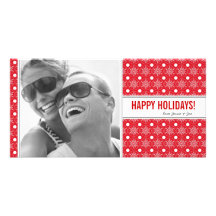 Modern Holiday Photo Card