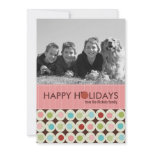 Modern Holiday Photo Cards Custom Announcement