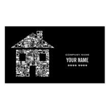 Modern House Home Services Template Business Card
