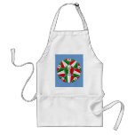 Modern Italian Soccer ball panels artwork gifts Apron