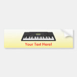 Modern Keyboard Synth: 3D Model: Bumper Sticker