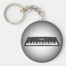 Modern Keyboard Synth: 3D Model: Keychain