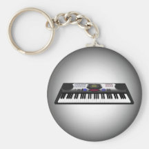 Modern Keyboard Synth: 3D Model: Keychain