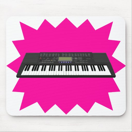 Modern Keyboard Synth: 3D Model: Mousepad