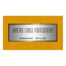 Modern Leather Professional Designer Business Card