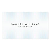 Modern light blue and white professional profile business cards