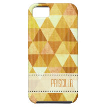 Modern Lines geometric gold iPhone 5 Case